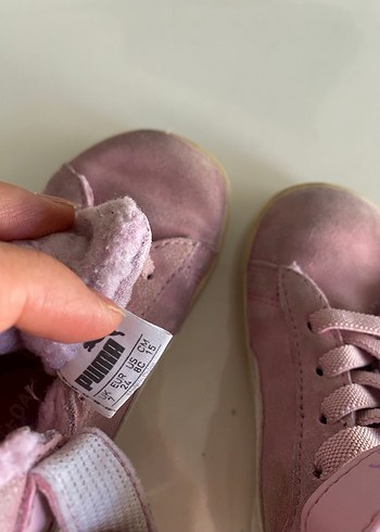 Pembe Peluş Detaylı Kız Çocuk Spor Ayakkabı - Görsel 5