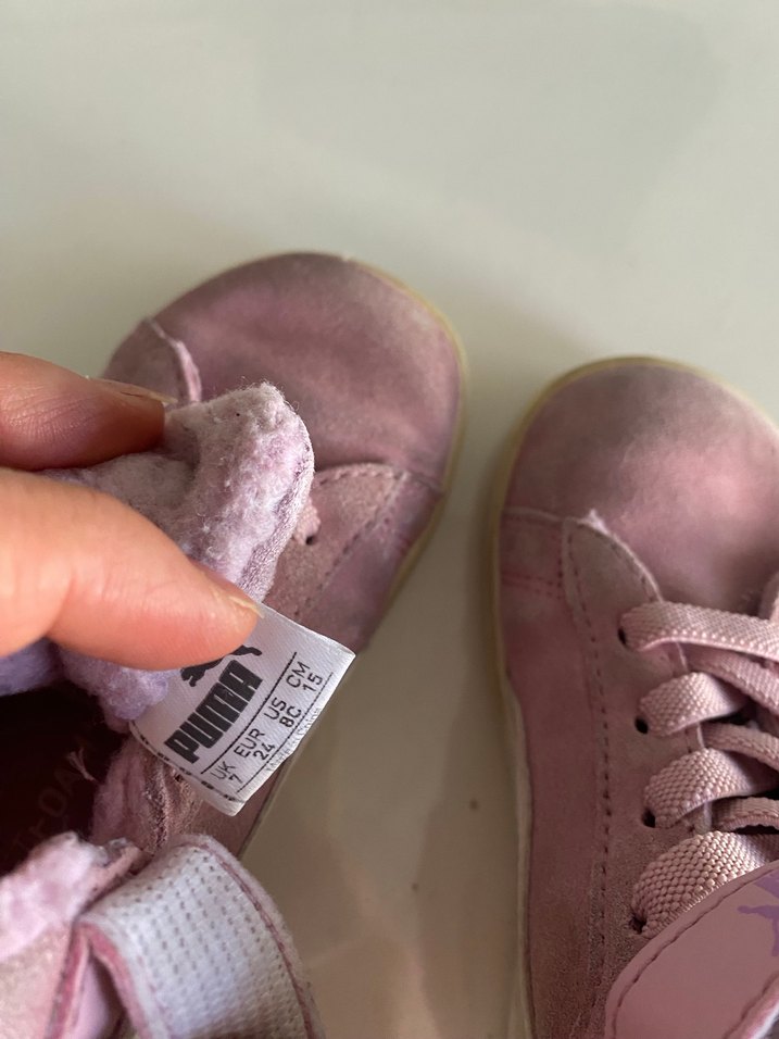 Pembe Peluş Detaylı Kız Çocuk Spor Ayakkabı - Görsel 5