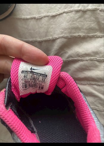 Kız Çocuk Siyah-Pembe Spor Ayakkabı - Görsel 2