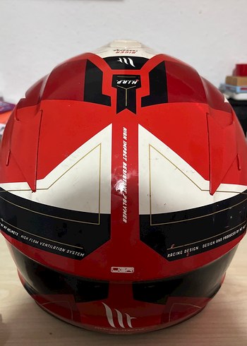 Kırmızı MT Motorcu Kaskı - Görsel 3