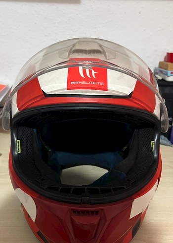 Kırmızı MT Motorcu Kaskı - Görsel 5