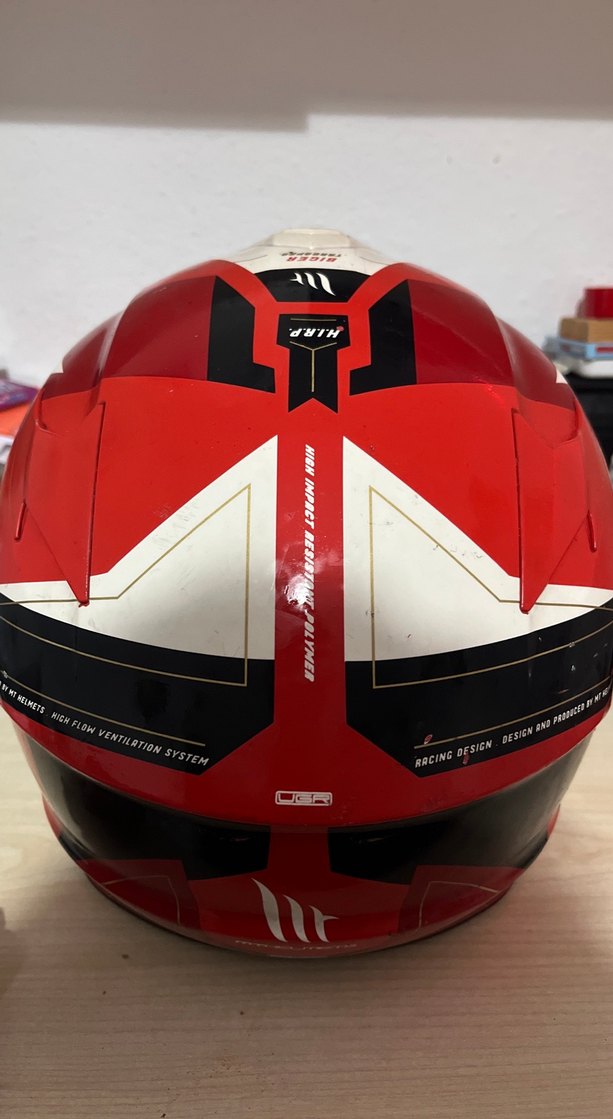 Kırmızı MT Motorcu Kaskı - Görsel 3