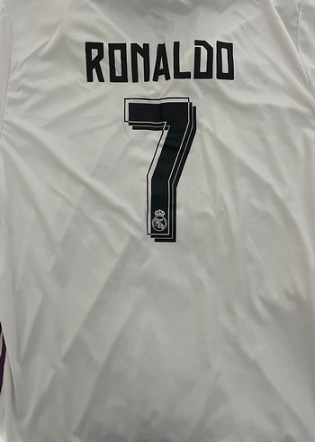 Real Madrid Beyaz Erkek V Yakalı Forma - Görsel 2