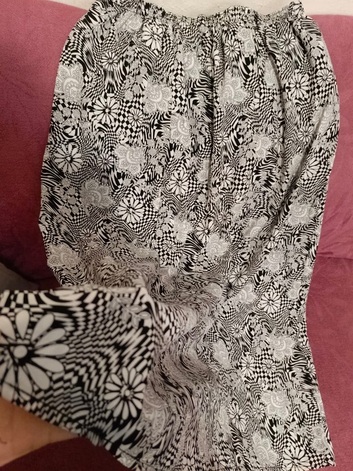 Gri Dantel Detaylı Midi Hamile Eteği - Görsel 2