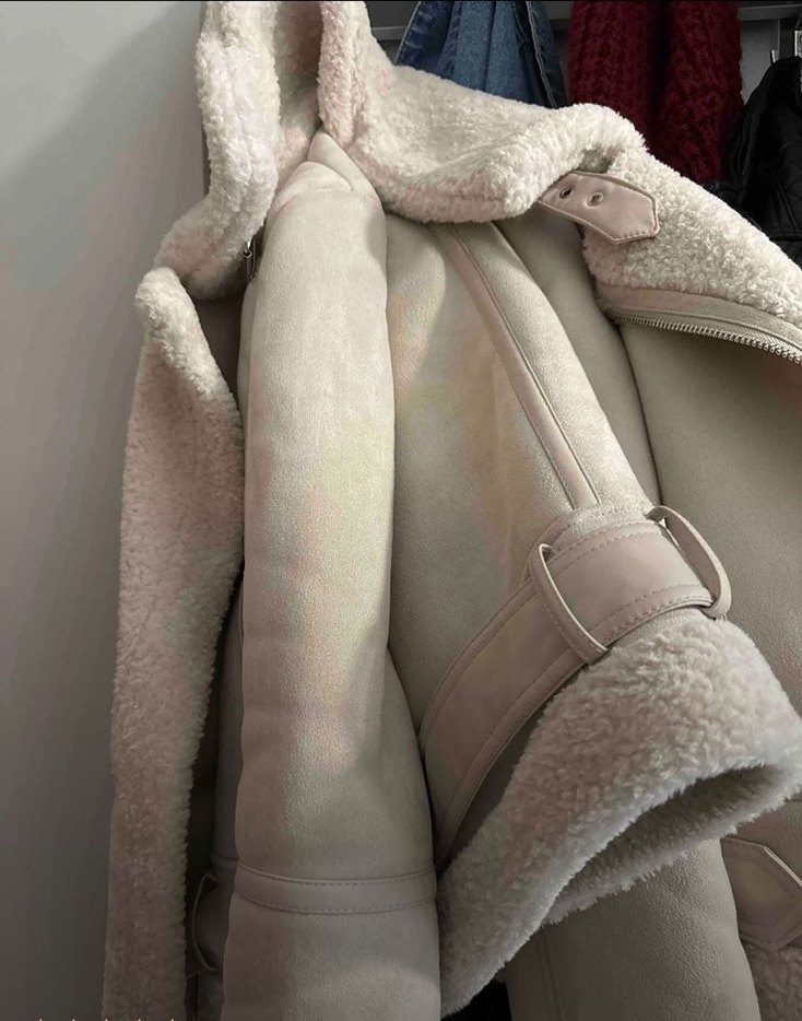 Stradivarius bej çeket - Görsel 3