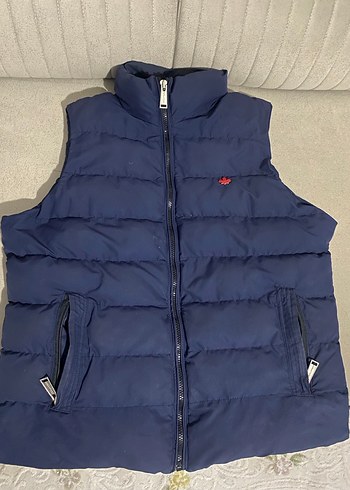 Lacivert-Mavi dsquared  Fermuarlı Erkek Yelek - Görsel 2