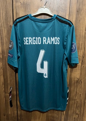Real Madrid mavi Sergio ramos forması - Görsel 2