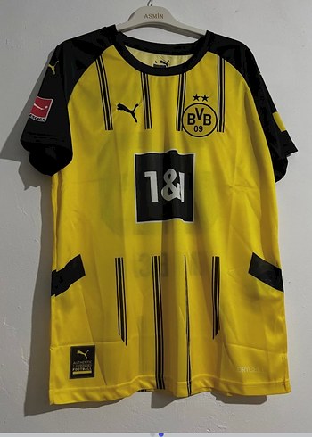 Erkek Sarı Borussia Dortmund Kısa Kollu Forma - Görsel 2