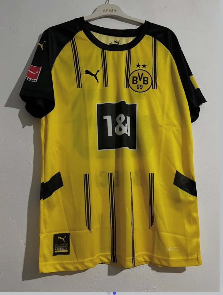 Erkek Sarı Borussia Dortmund Kısa Kollu Forma - Görsel 2