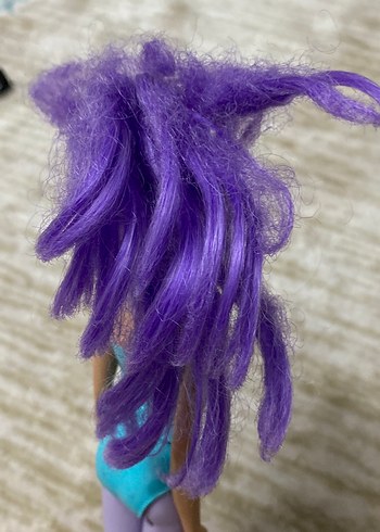 Mor Saçlı Bebek Oyuncak - Görsel 3