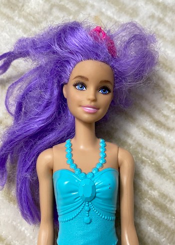 Mor Saçlı Bebek Oyuncak - Görsel 2