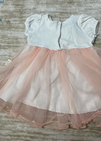 Nakışlı Dantel Detaylı Pudra Kız Çocuk Elbisesi - Görsel 2