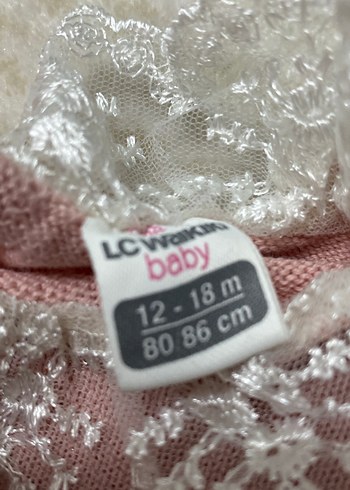 Dantel Yakalı Pembe Kız Çocuk Triko Elbise - Görsel 2