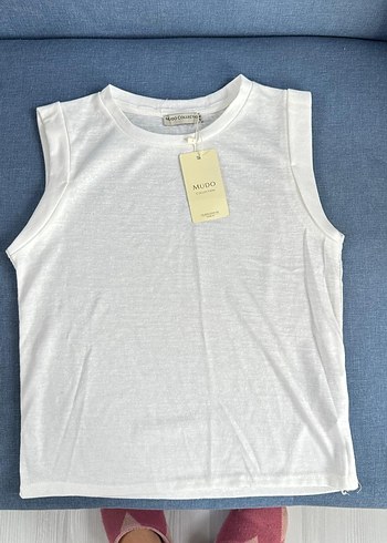 Beyaz Baskılı Çocuk Atlet MUDO - Görsel 3