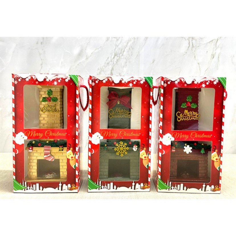 Renkli Noel Şömine Tütsülük - Görsel 2