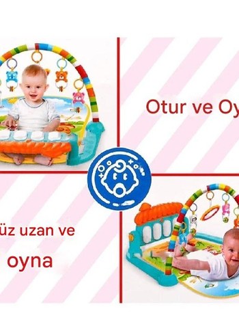 Renkli Bebek Oyun Halısı - Görsel 6