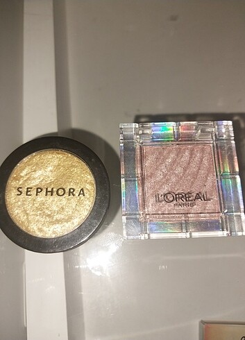 Sephora Loreal tekli farlar 2li set 