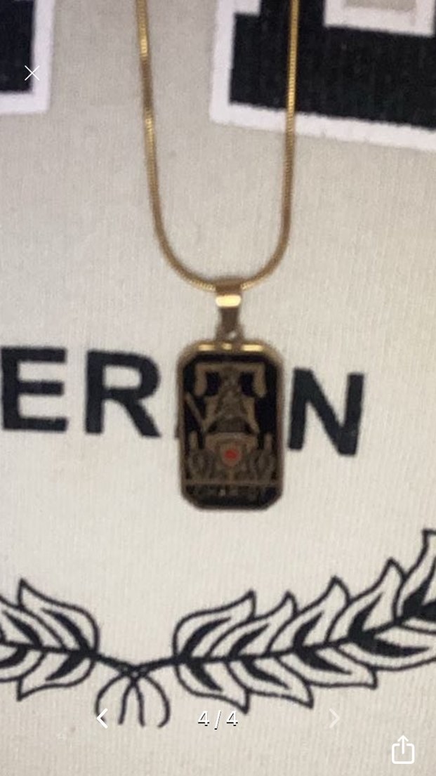 Zincir Detaylı Midi Altın Tarot Kadın Kolye - Görsel 2