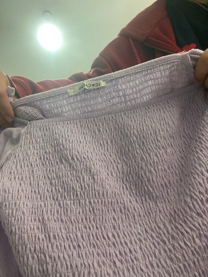 Mor  Uzun Kollu Triko Bluz - Görsel 3