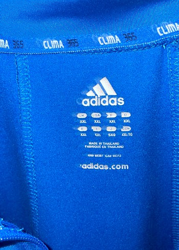 Adidas vintage çeketErkek Mavi Fermuarlı - Görsel 5