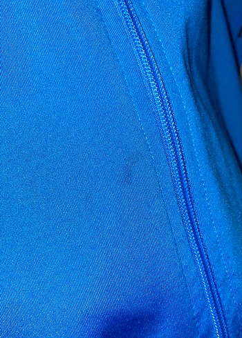 Adidas vintage çeketErkek Mavi Fermuarlı - Görsel 3