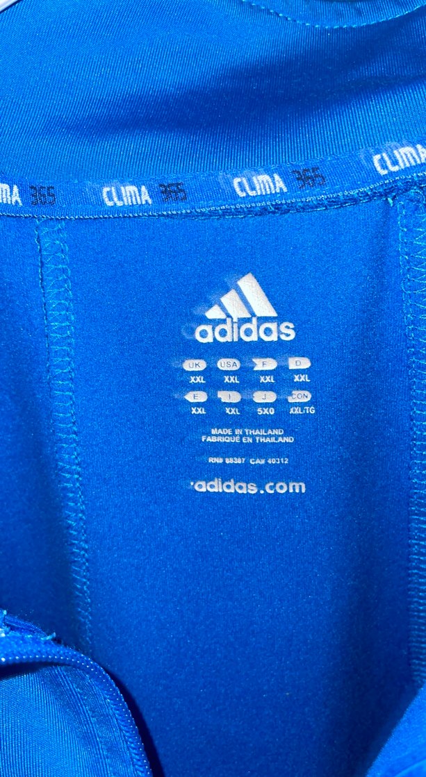 Adidas vintage çeketErkek Mavi Fermuarlı - Görsel 5