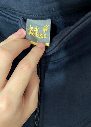 Jack Wolfskin Siyah Fermuarlı Erkek Yelek l beden - Görsel 2