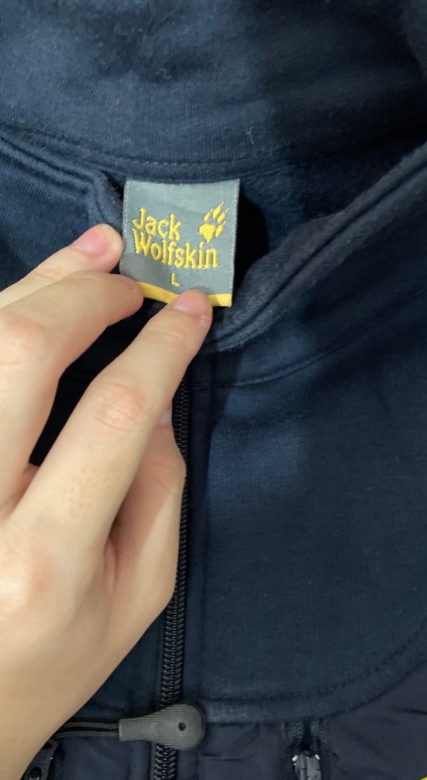 Jack Wolfskin Siyah Fermuarlı Erkek Yelek l beden - Görsel 2