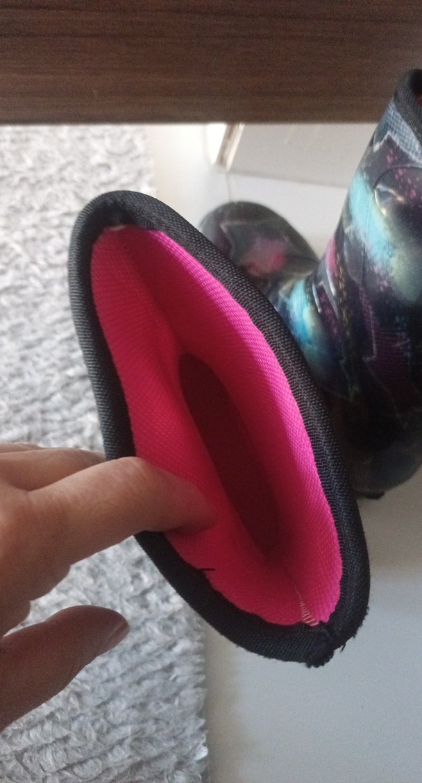 Kızlar için Simli Çok Renkli Lastik Çizme - Görsel 2