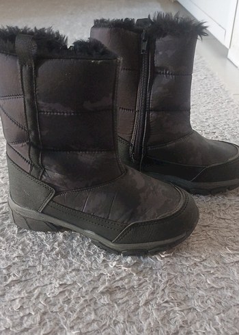 Erkek Spor Siyah Yılan Desenli Kinetix Ayakkabı 31numara - Görsel 2