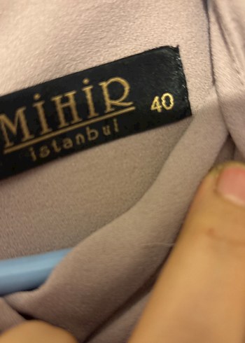 Bej Drapeli Uzun Kadın Elbise - Görsel 5