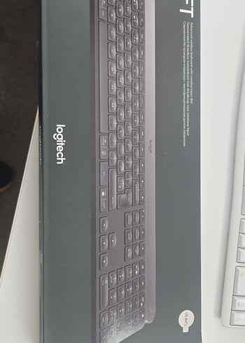 Logitech craft Siyah Kablosuz Klavye. sifir hic kullanilmadi - Görsel 2