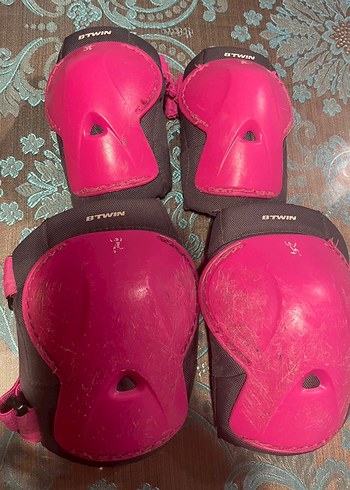 Renkli Desenli Paten Koruyucu Seti - Görsel 2