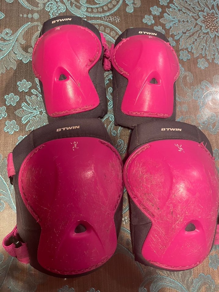 Renkli Desenli Paten Koruyucu Seti - Görsel 2