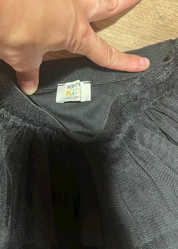 Kız Çocuk Siyah Fırfırlı Gotik Etek - Görsel 4