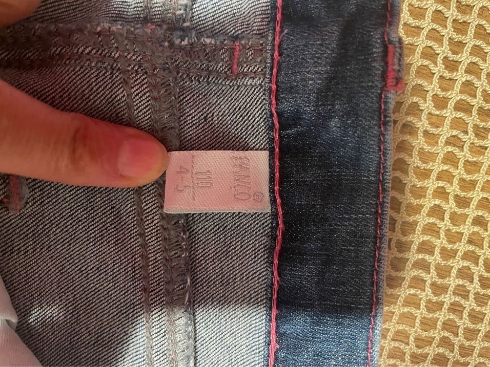 Kız Çocuk Panço Denim Pantolon - Görsel 4