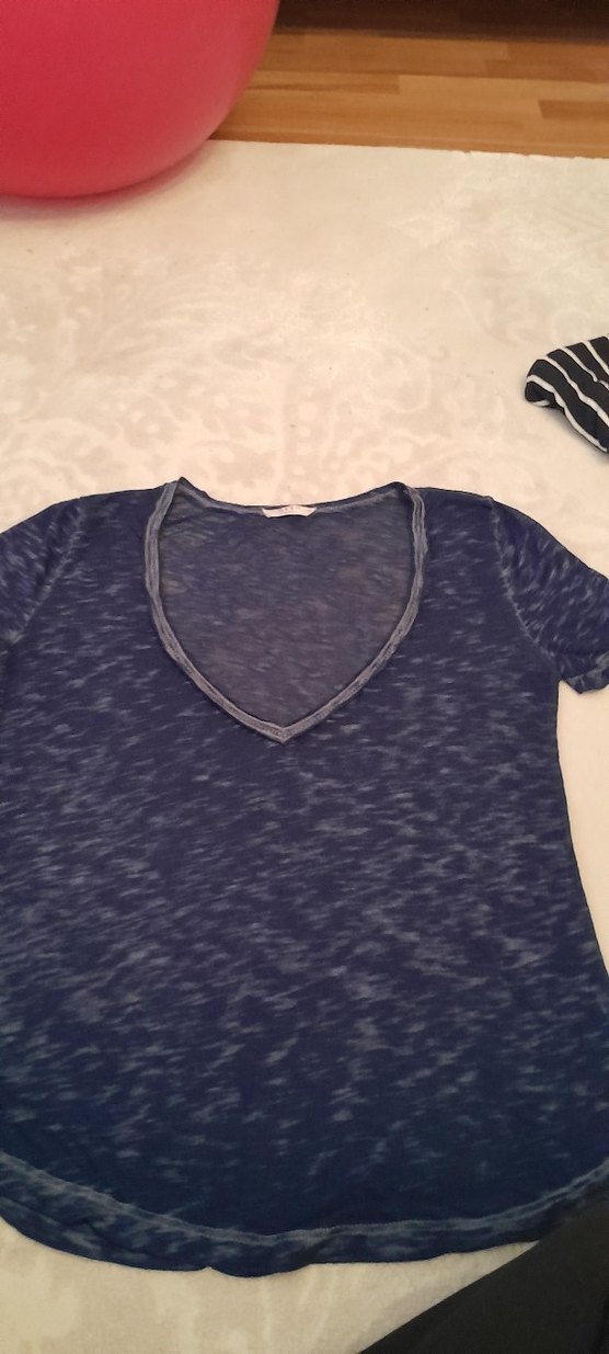 V  yakalacivert oxxo tişört - Görsel 4