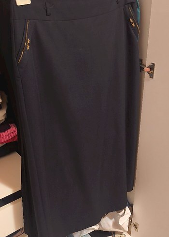 Füme Uzun Kadın Etek 48 BEDEN - Görsel 11