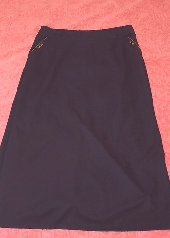 Füme Uzun Kadın Etek 48 BEDEN - Görsel 9