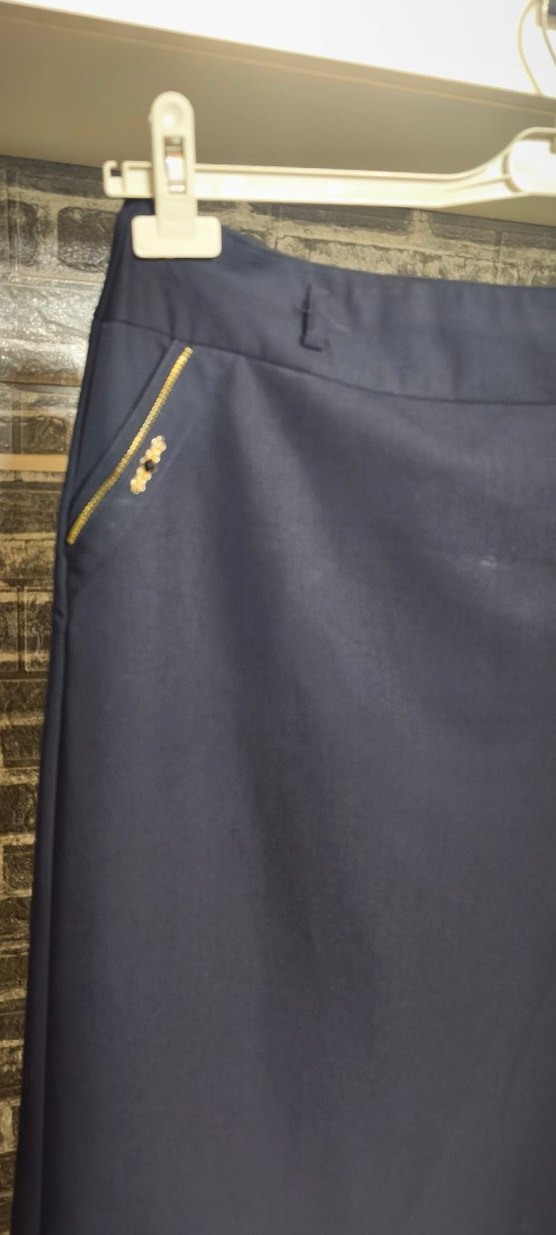 Füme Uzun Kadın Etek 48 BEDEN - Görsel 2