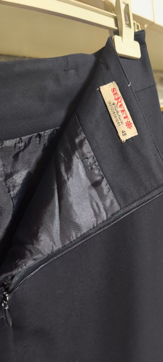 Füme Uzun Kadın Etek 48 BEDEN - Görsel 3