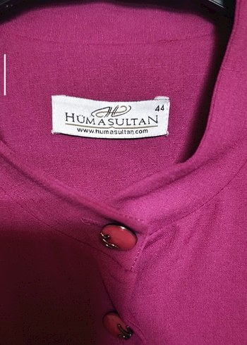 Düğmeli Mor Uzun Kadın Elbise - Görsel 6