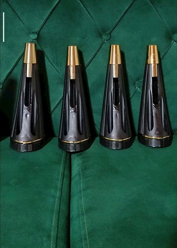 Parlak Siyah Gold Renkli Dekoratif Ev Aksesuarı - Görsel 6