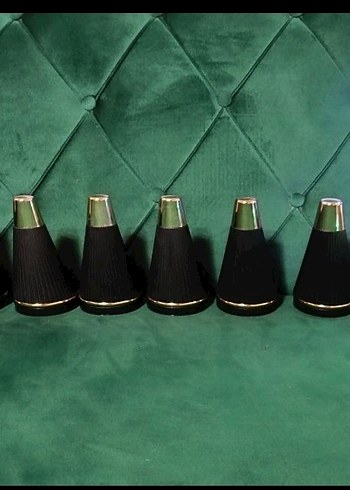 Parlak Siyah Gold Renkli Dekoratif Ev Aksesuarı - Görsel 3