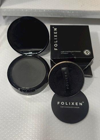 Folixen Siyah Saç Kapatıcı Pudra - Görsel 3