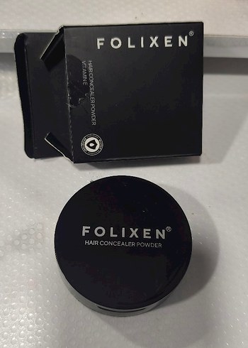 Folixen Siyah Saç Kapatıcı Pudra - Görsel 4