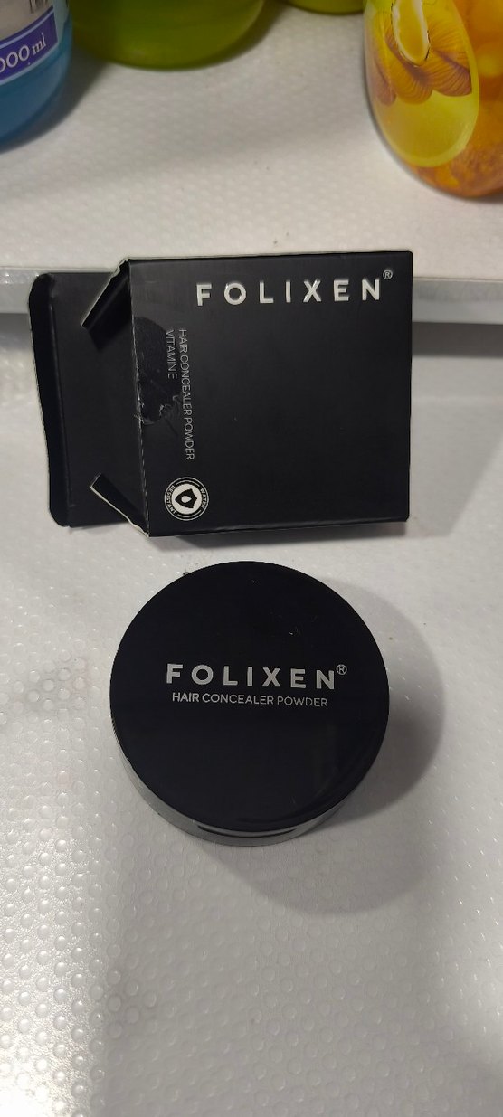 Folixen Siyah Saç Kapatıcı Pudra - Görsel 4