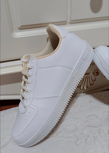 Beyaz Unisex Spor Ayakkabı 43 numara - Görsel 5