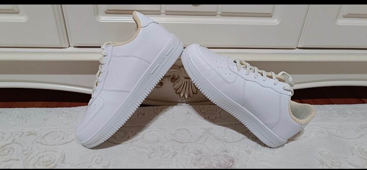 Beyaz Unisex Spor Ayakkabı 43 numara - Görsel 4