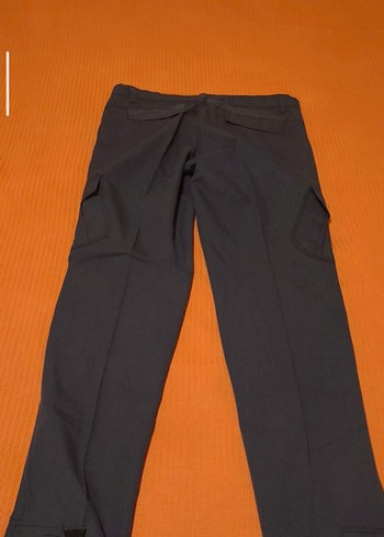 Özel Güvenlik Siyah Çizgili Erkek Kemerli Pantolon - Görsel 3